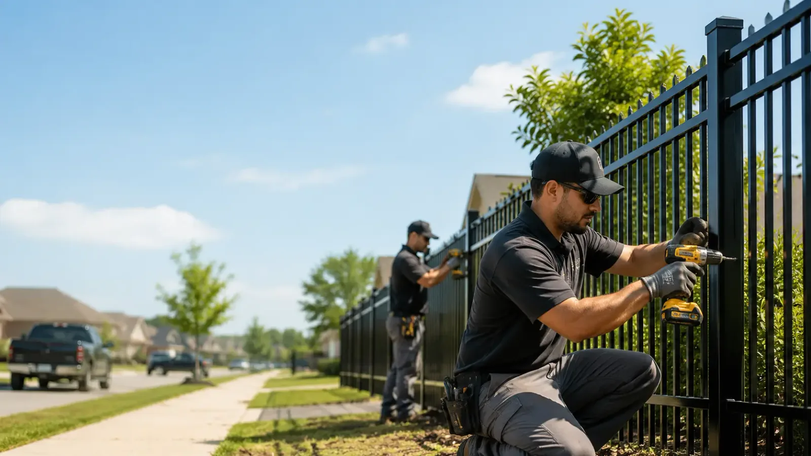 Metal Fence Installation in Andrew, IA